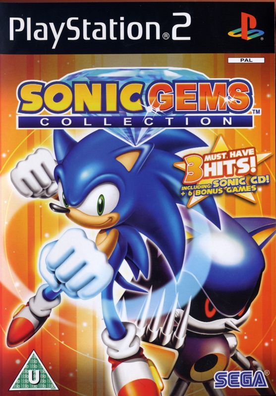 Sonic Gems Collection box art for Playstation 2